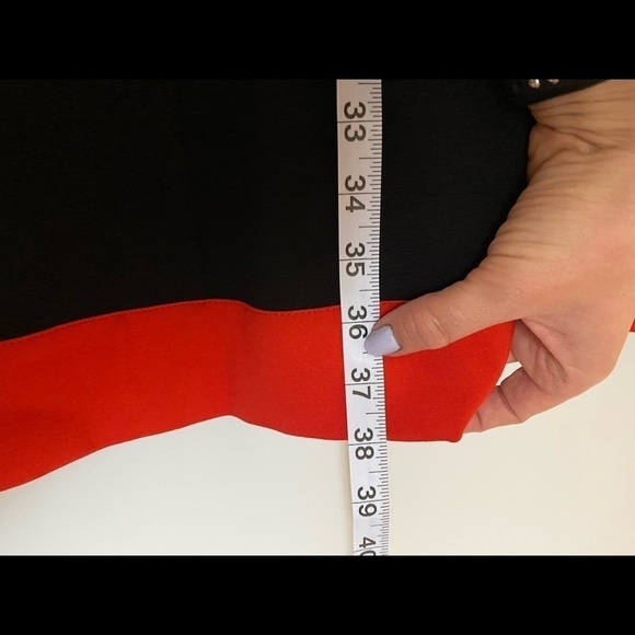 PINK Tartan Colour Block Made in Canada A-Line Fit and Flare Dress - Picture 5 of 6